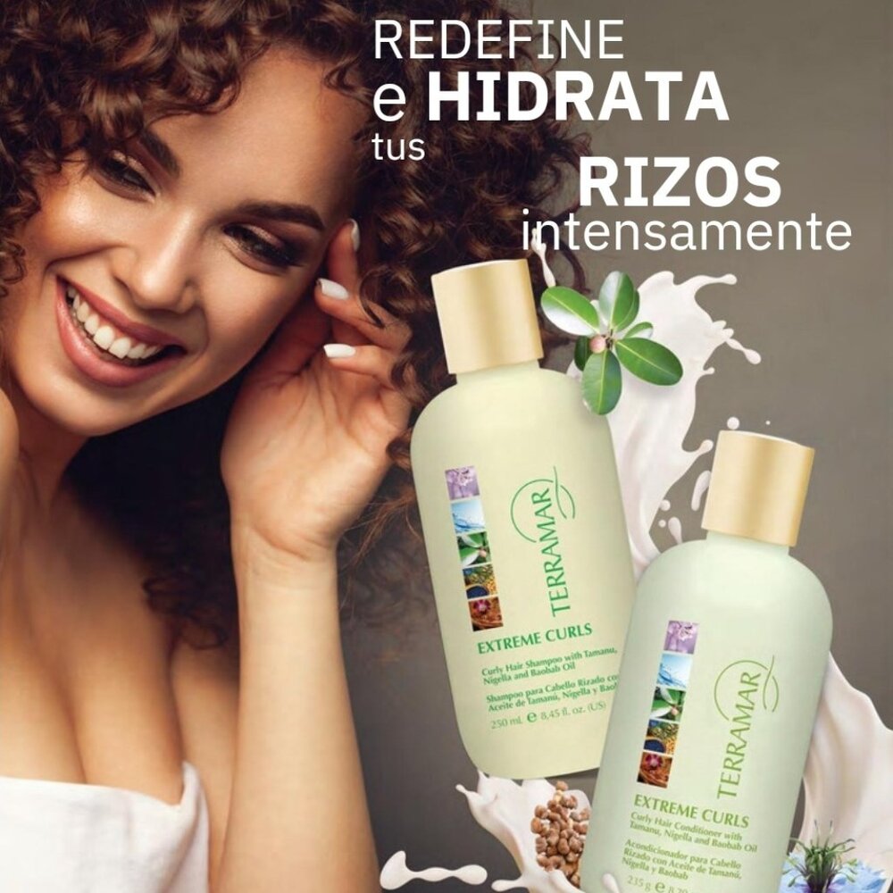 Shampoo y Acondicionador para Cabello Rizado